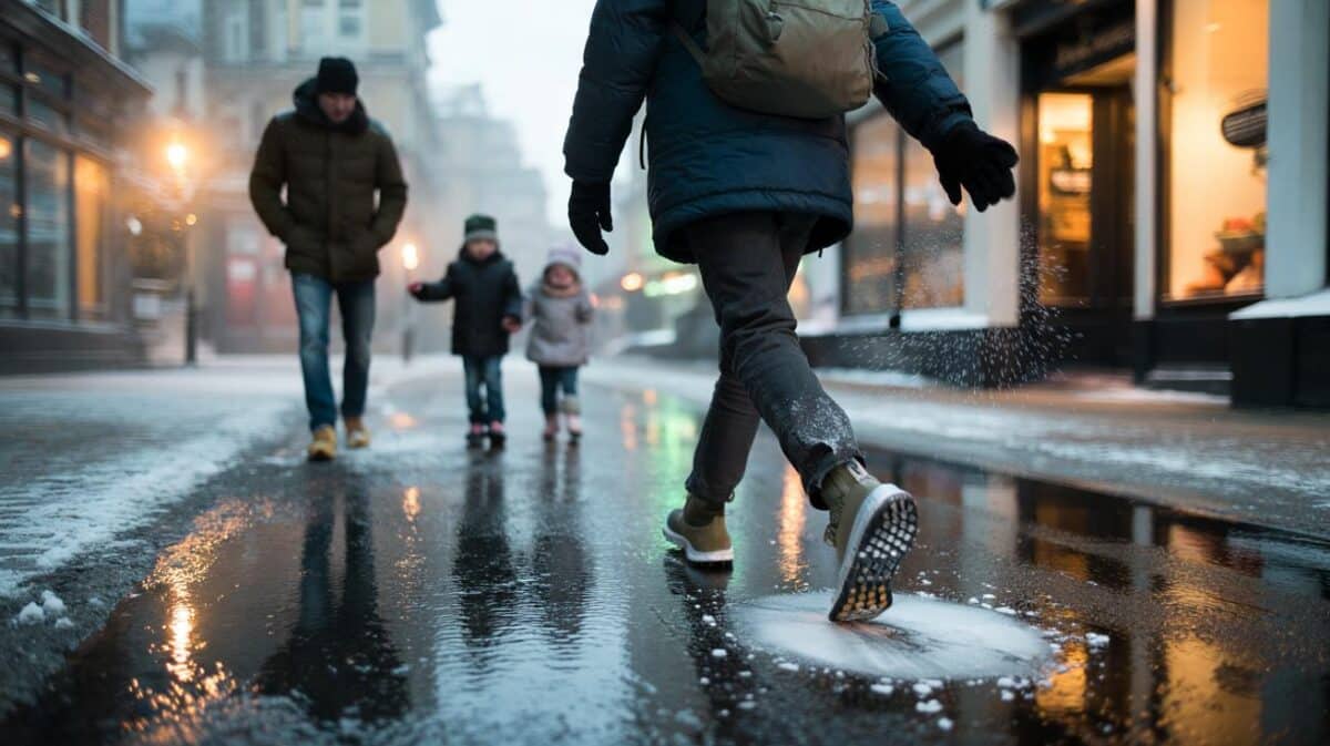 Angst vor Glatteis? Der "Pinguin-Gang" rettet Sie vor komplizierten Knochenbrüchen