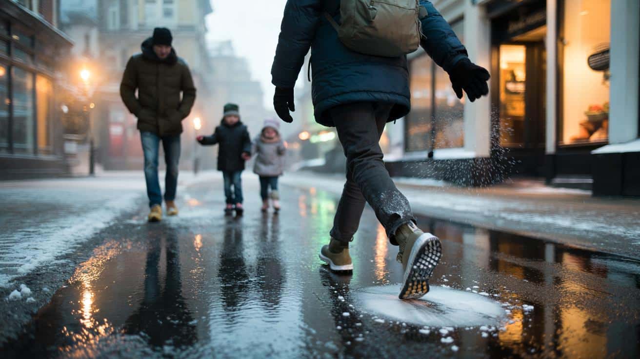 Angst vor Glatteis? Der "Pinguin-Gang" rettet Sie vor komplizierten Knochenbrüchen