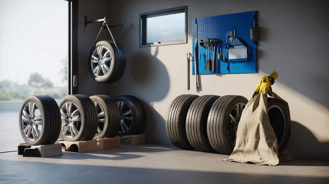 Autoreifen lagern: Hochkant oder liegend? Das ist die einzige richtige Methode