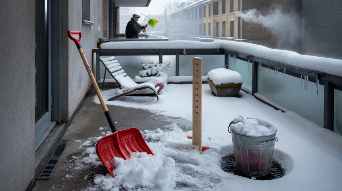 Beton unter Last: Wann der Schnee auf dem Balkon statisch zu schwer wird