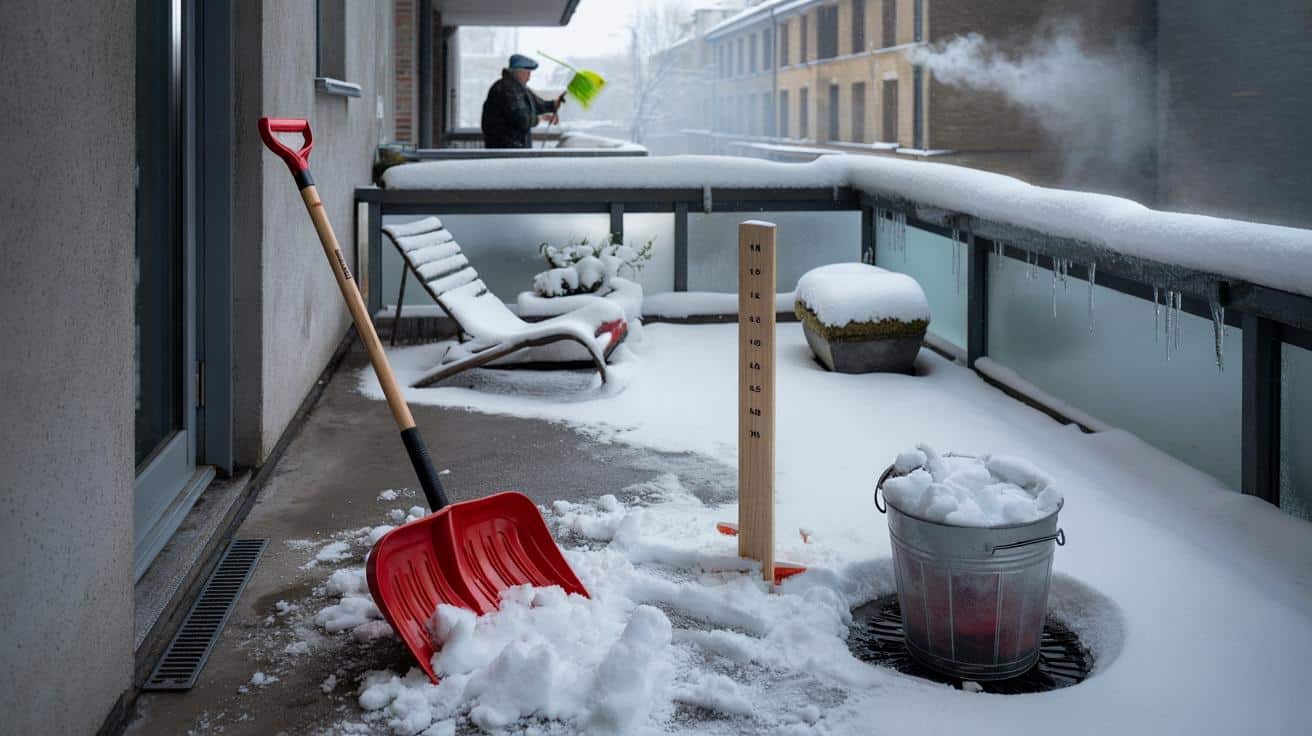 Beton unter Last: Wann der Schnee auf dem Balkon statisch zu schwer wird