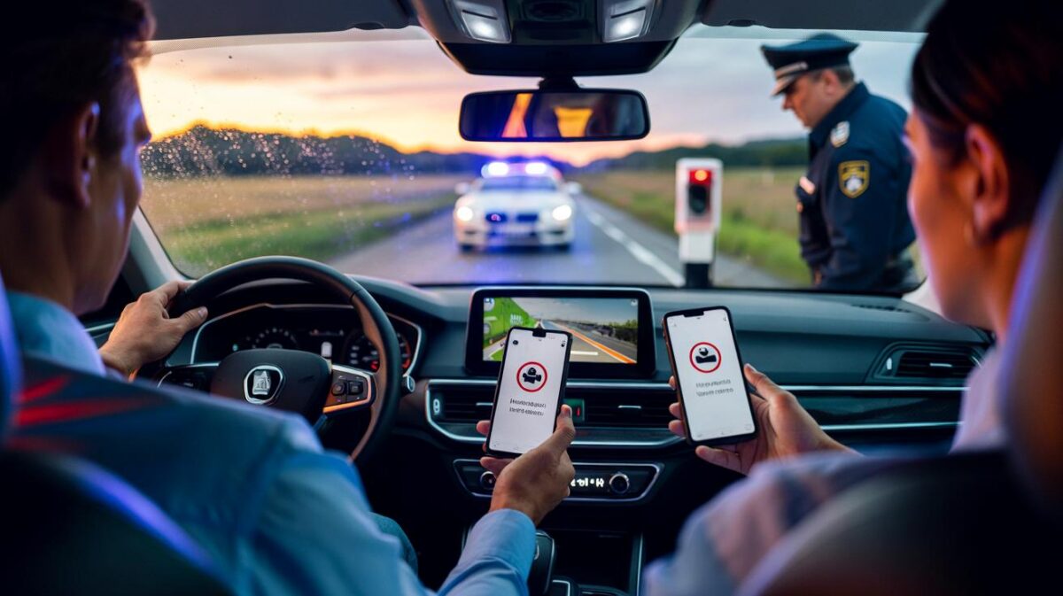 Blitzer-Apps: Wann auch dem Beifahrer ein Bußgeld droht