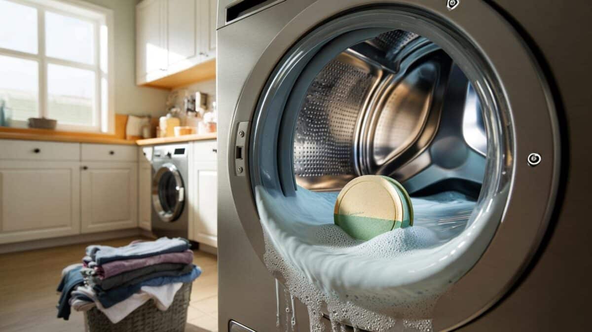 Das passiert, wenn Sie Spülmaschinentabs in die Waschmaschine geben