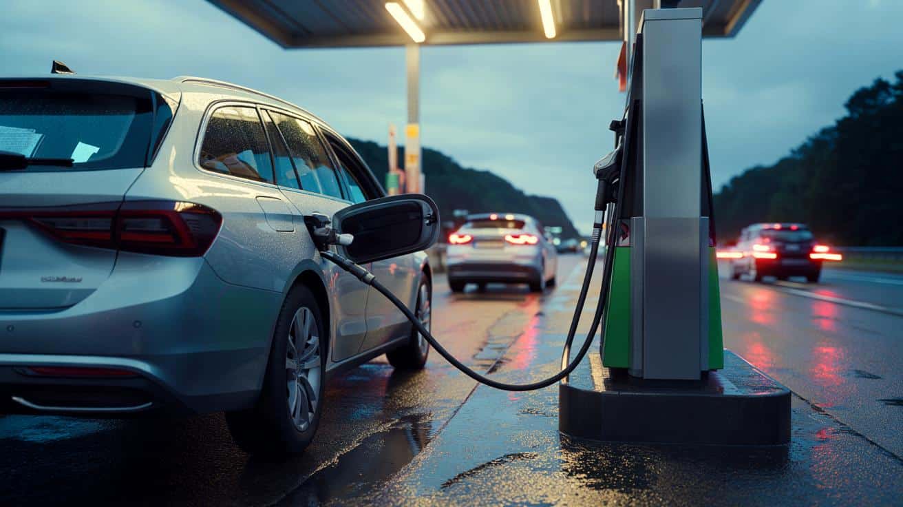 Der Grund, warum Tankdeckel meistens auf der rechten Seite sind