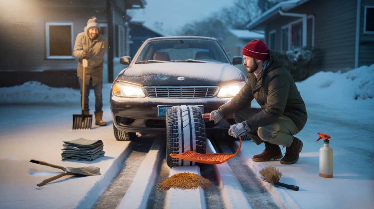Festgefroren im Schnee? Mit diesem Zubehör kommen Sie ohne Abschleppdienst frei
