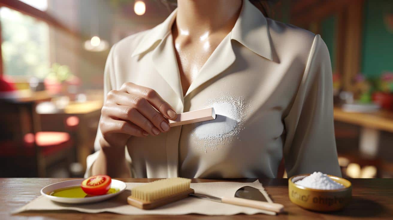 Fettflecken auf der Kleidung: Dieses Hausmittel entfernt sie ohne Waschen