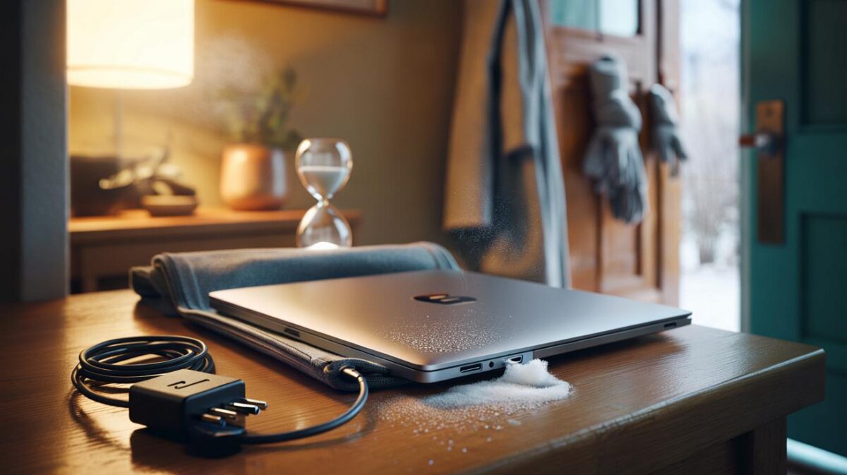 Gefährliche kältefalle für euch : warum euer notebook nach dem heimkommen 30 minuten ruhe braucht