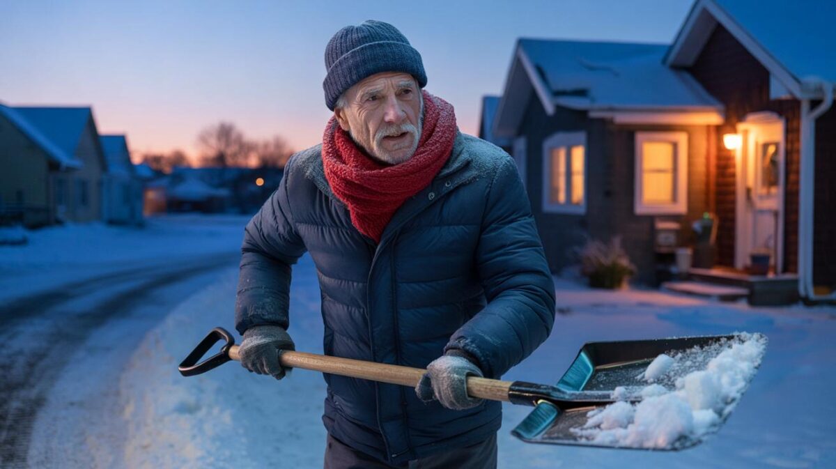 Herzinfarkt am Morgen: Warum Schneeschippen für Ältere so gefährlich ist