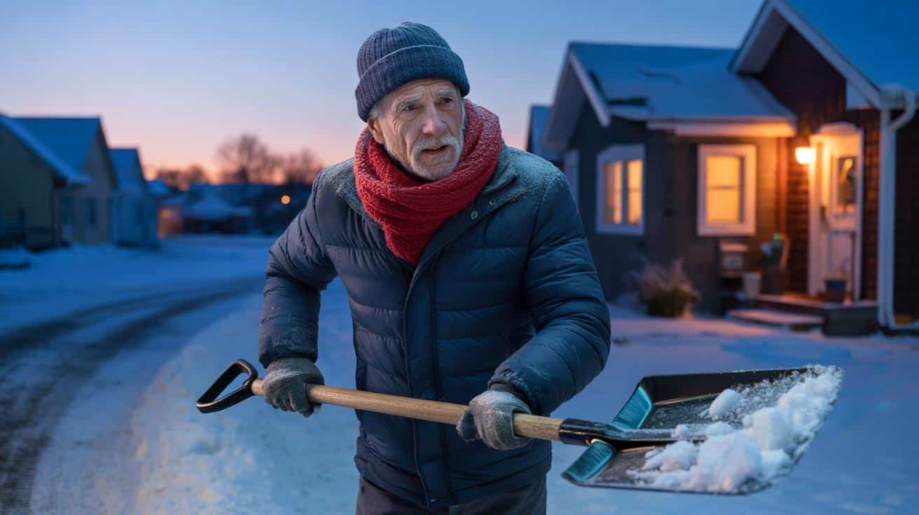 Herzinfarkt am Morgen: Warum Schneeschippen für Ältere so gefährlich ist