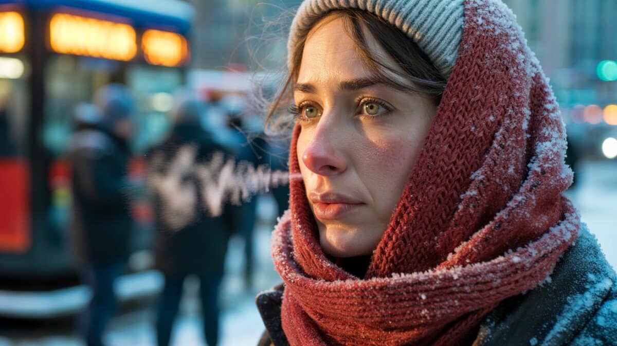 Kopfschmerz bei Kälte: Warum Sie durch den Schal atmen sollten, um Nebenhöhlen zu schützen