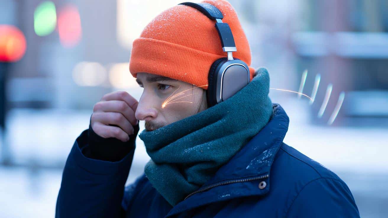 Musik stoppt ständig im winter: liegt es an deiner mütze und deinem schal, kopfhörer austricksen?