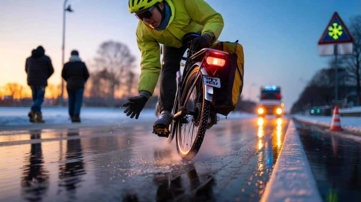 Radfahren bei Glätte: Wann die Versicherung bei einem Sturz die Zahlung verweigert