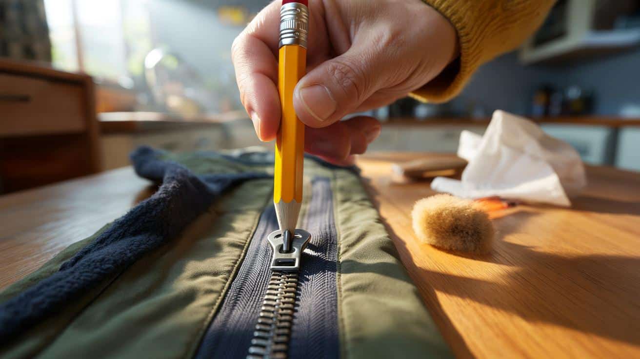 Reißverschluss klemmt? Ein Bleistift löst das Problem in Sekunden