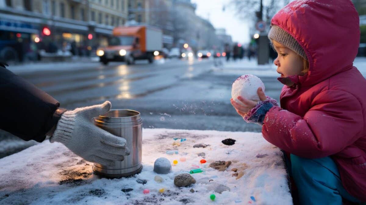 "Sauberer" Schnee? Warum Kinder in der Stadt niemals Schnee essen sollten