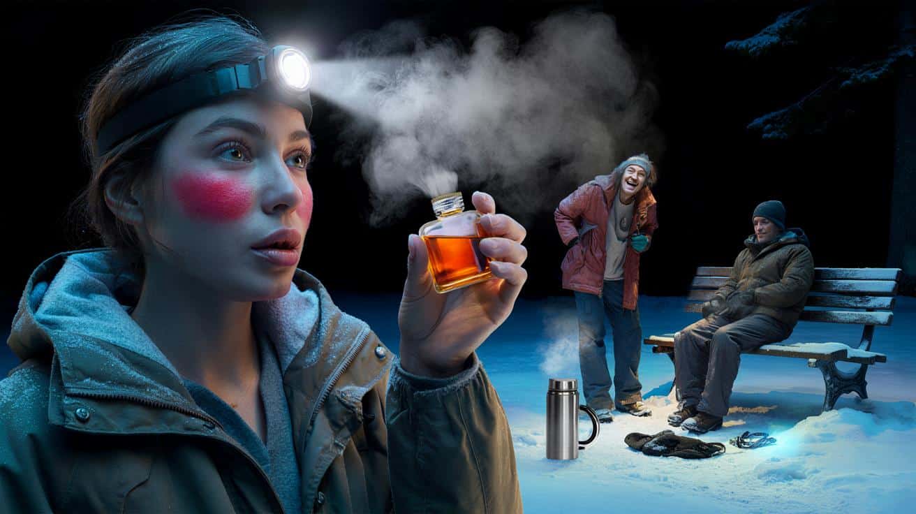 Tödliche Wärme: Warum Schnaps Sie bei Minusgraden schneller erfrieren lässt