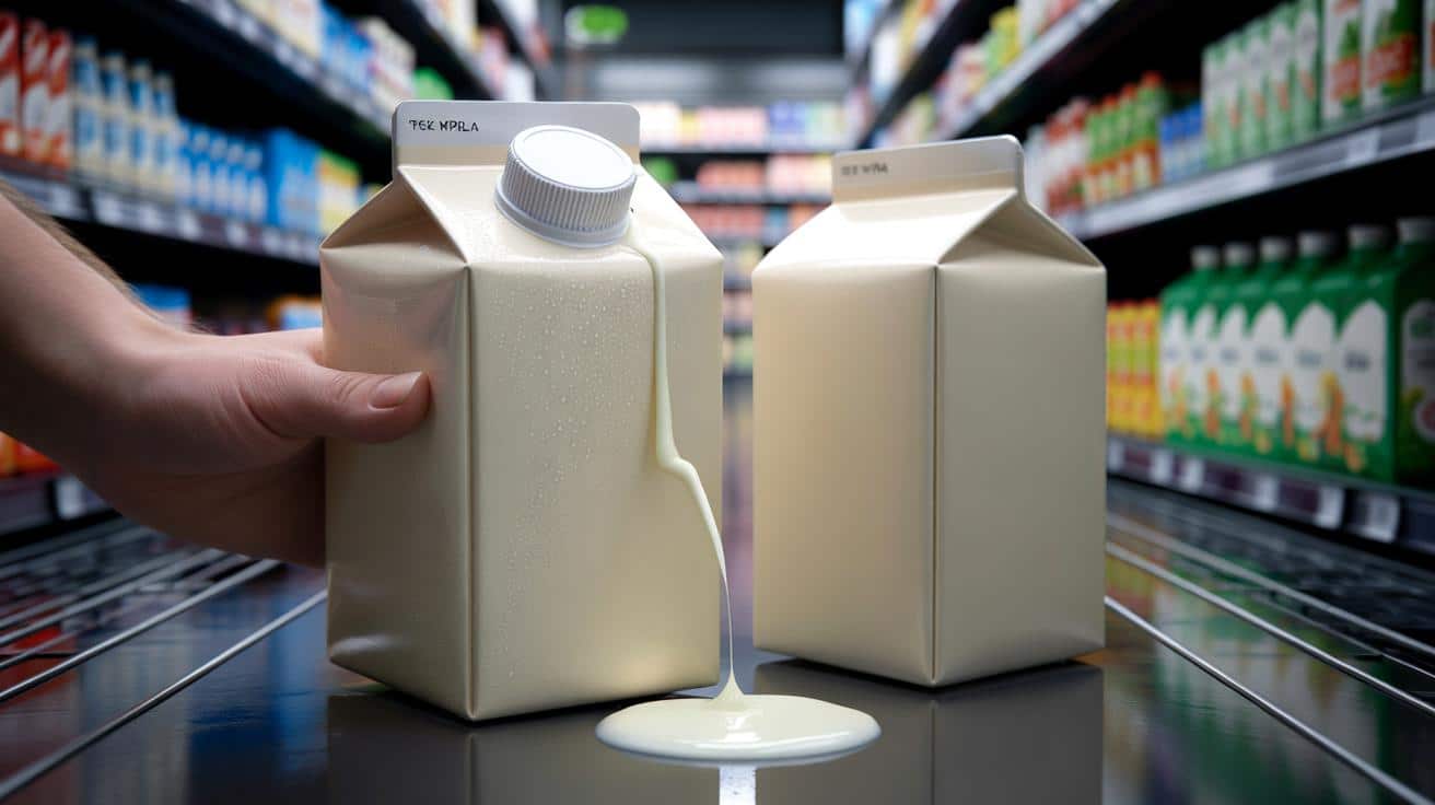 Vorsicht im Supermarkt: Wenn die Milchpackung so aussieht, nicht kaufen