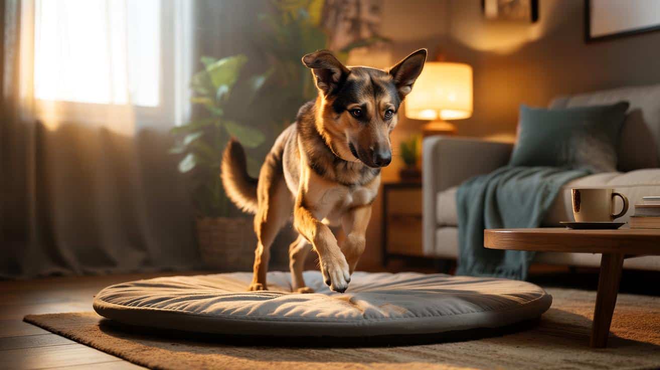 Warum Hunde sich drehen, bevor sie sich hinlegen