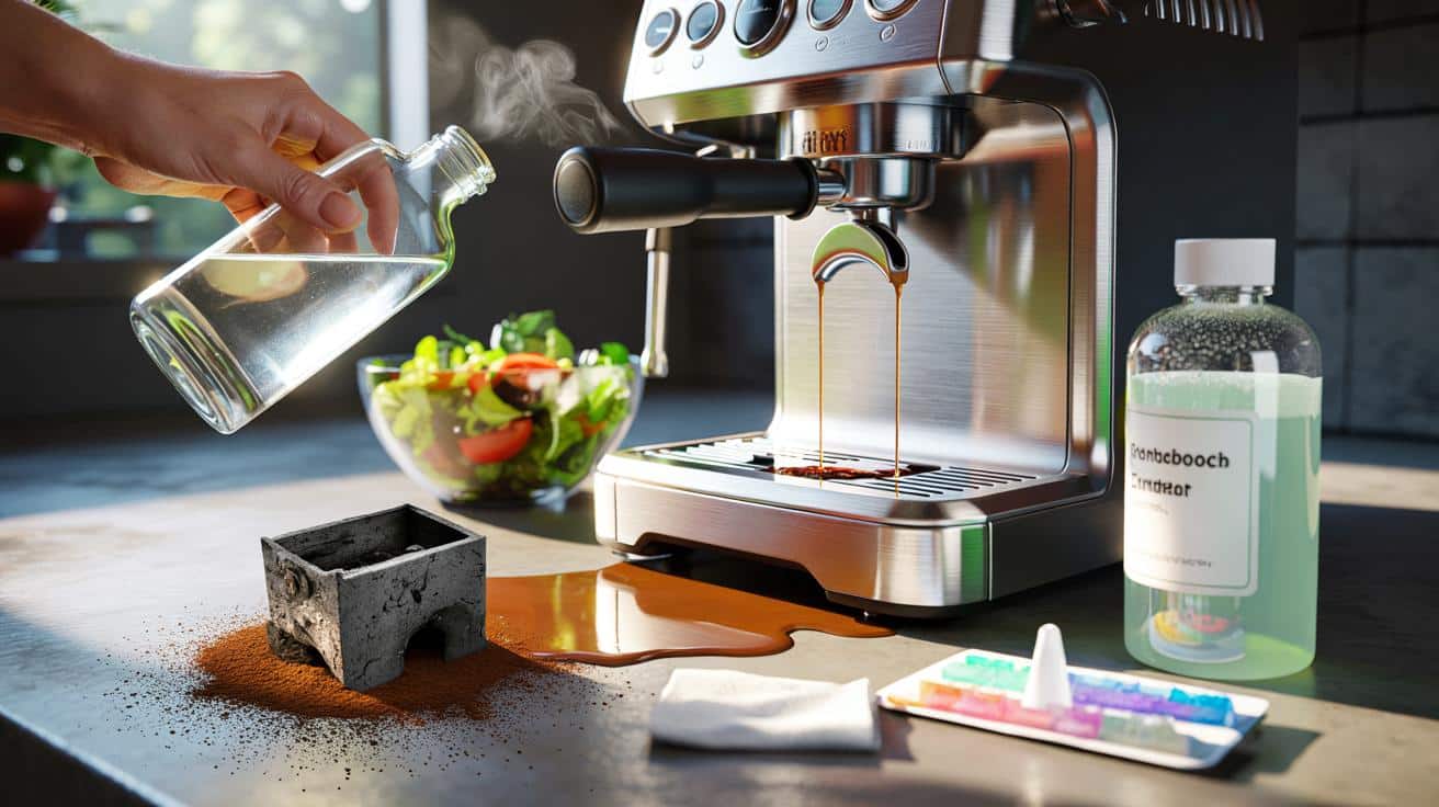 Warum Sie Ihre Kaffeemaschine niemals mit Essig entkalken dürfen