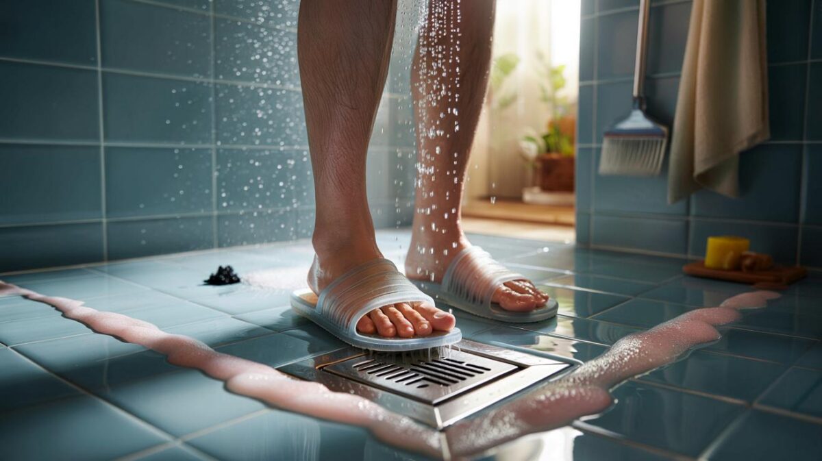 Warum Sie niemals barfuß duschen sollten – auch nicht zu Hause