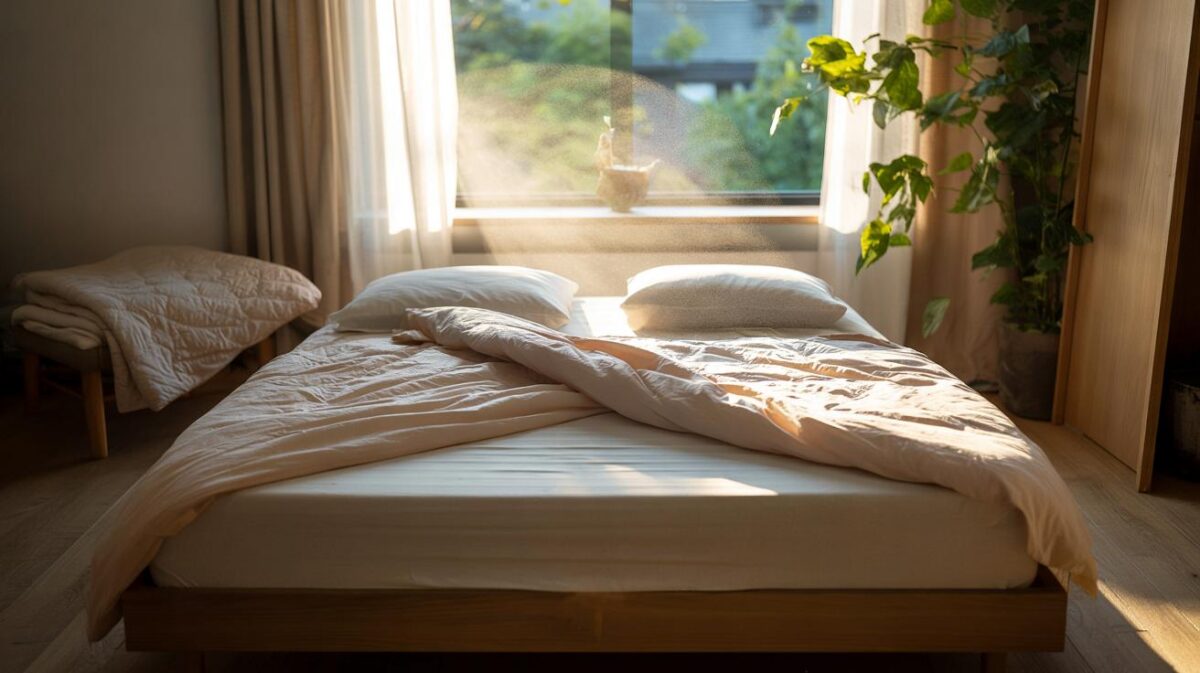 Warum Sie niemals das Bett direkt nach dem Aufstehen machen sollten