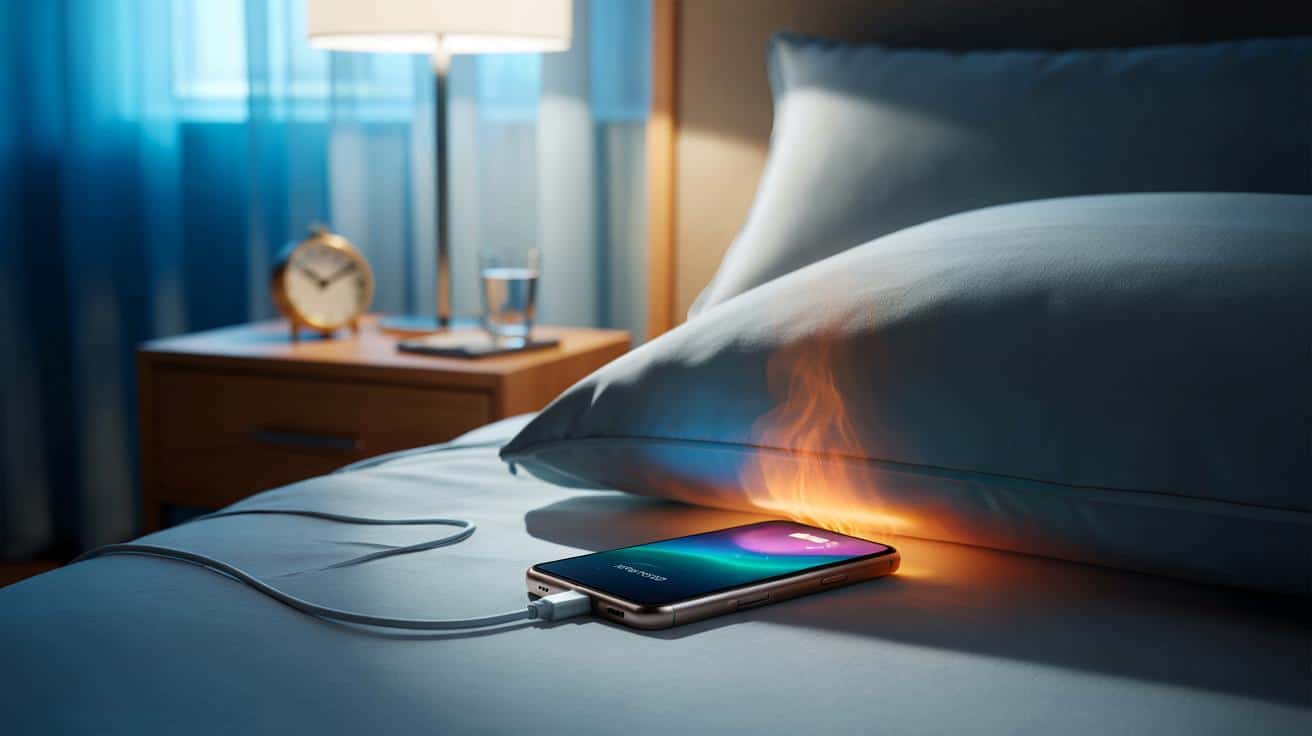 Warum Sie niemals Ihr Handy über Nacht laden sollten