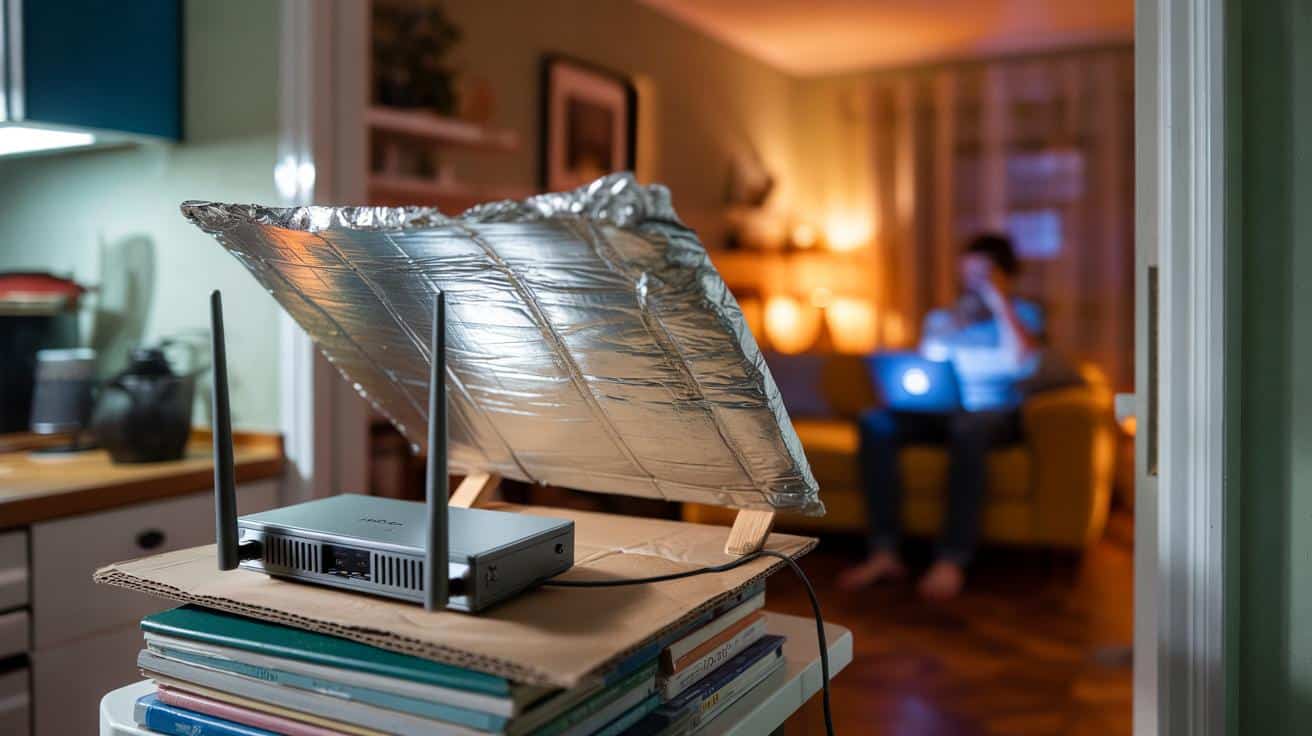 WLAN-Signal verstärken: Warum Alufolie am Router Wunder wirkt